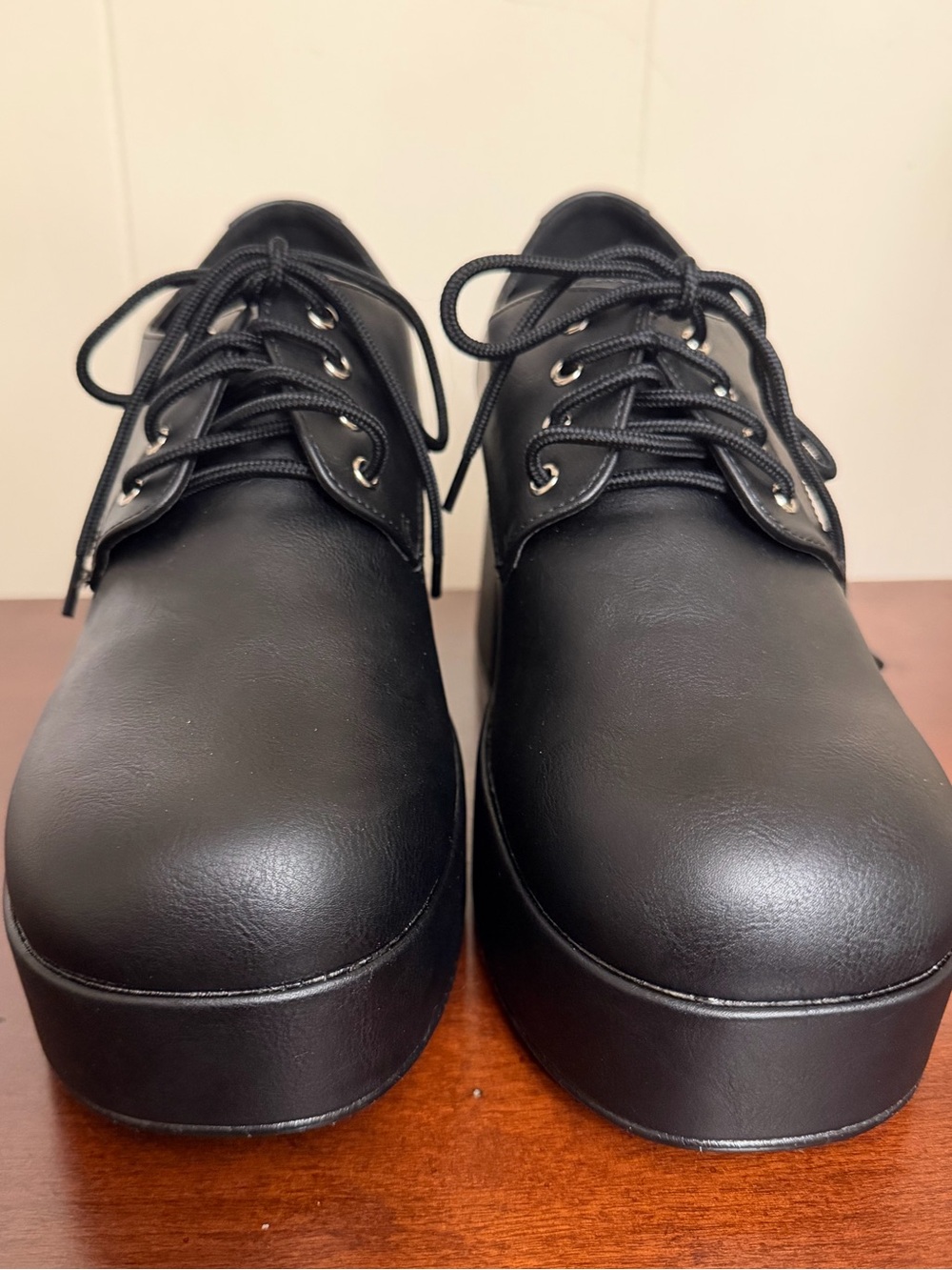 Funtasma Jazz-02 Black Vegan Platform Disco Shoes Unisex NWOT - Picture 5 of 13
